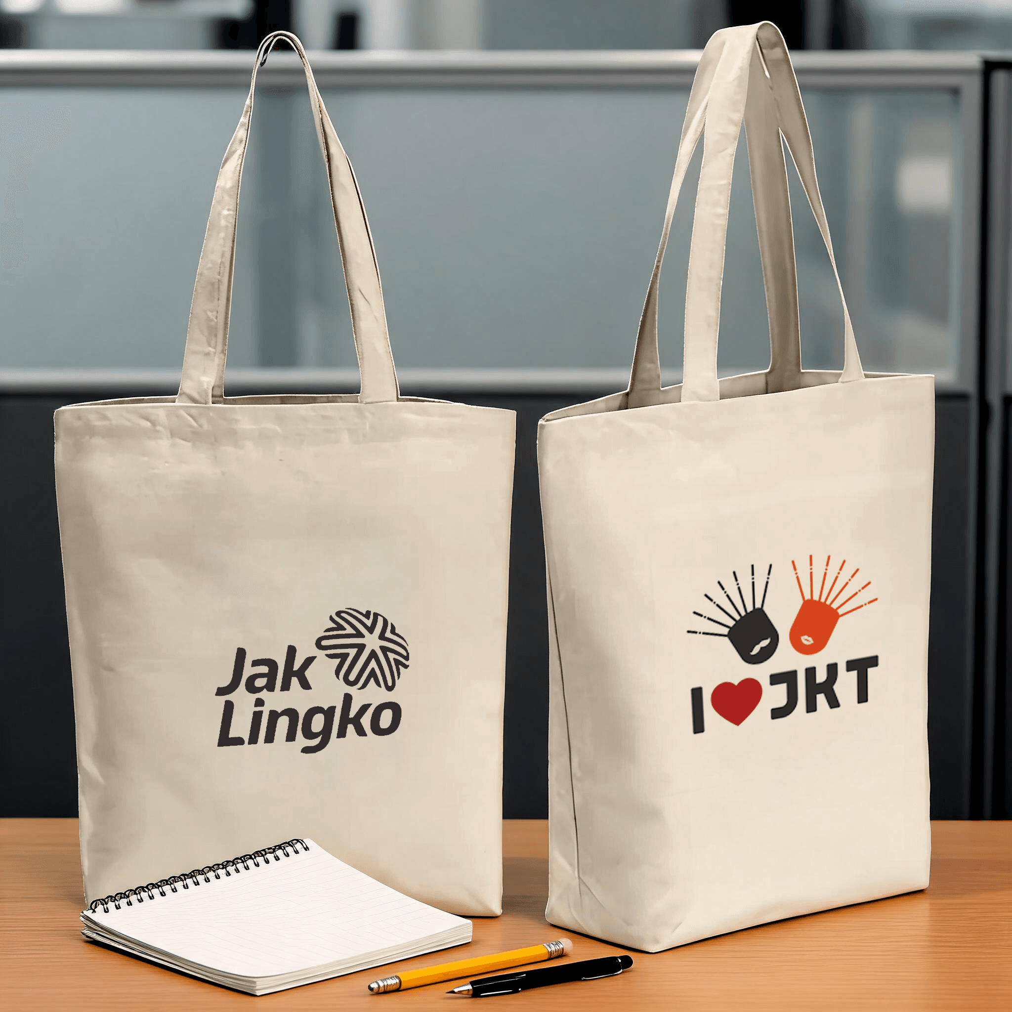 Tote Bag Kanvas A3 - cetak logo