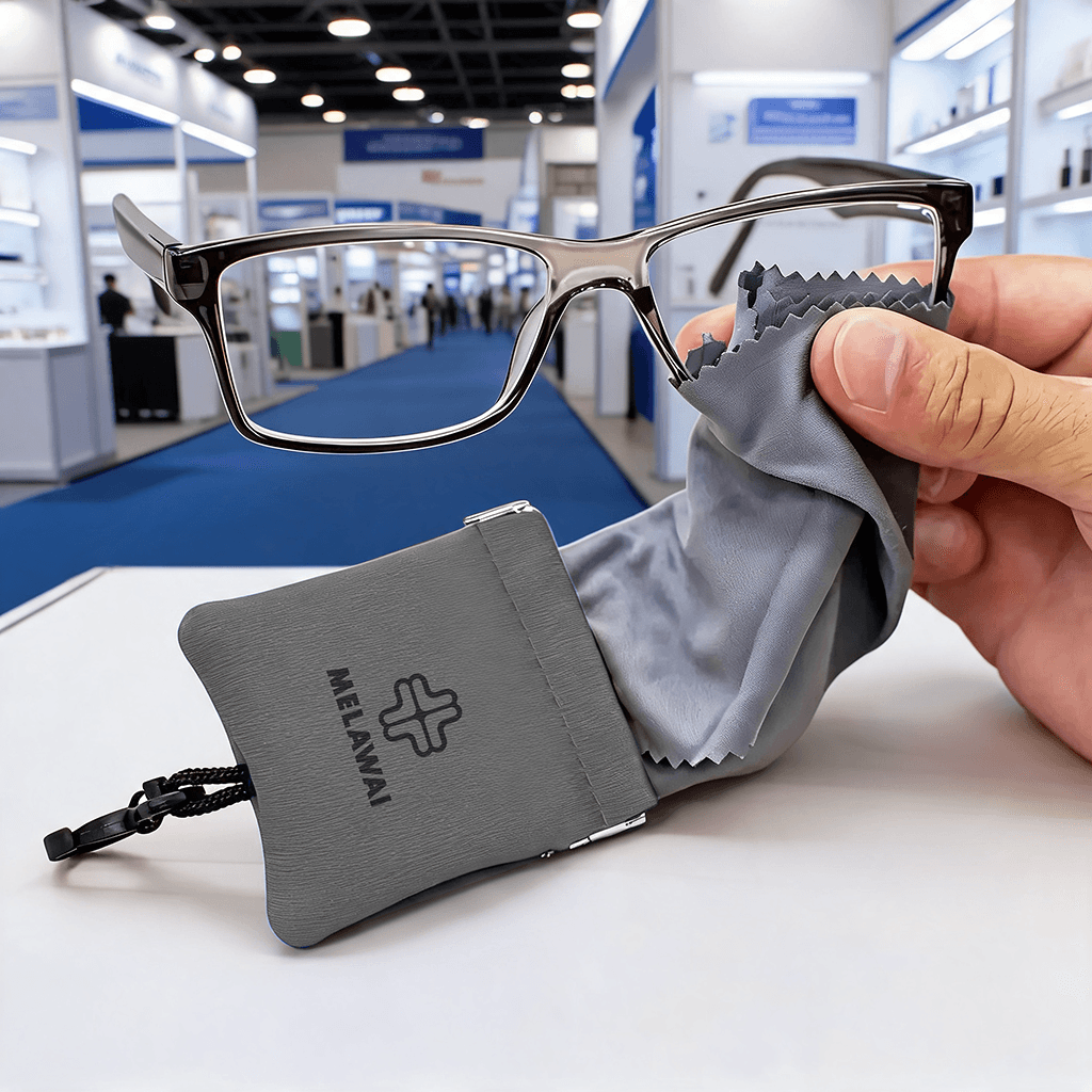 Pembersih Layar Microfiber dalam Pouch - cetak logo