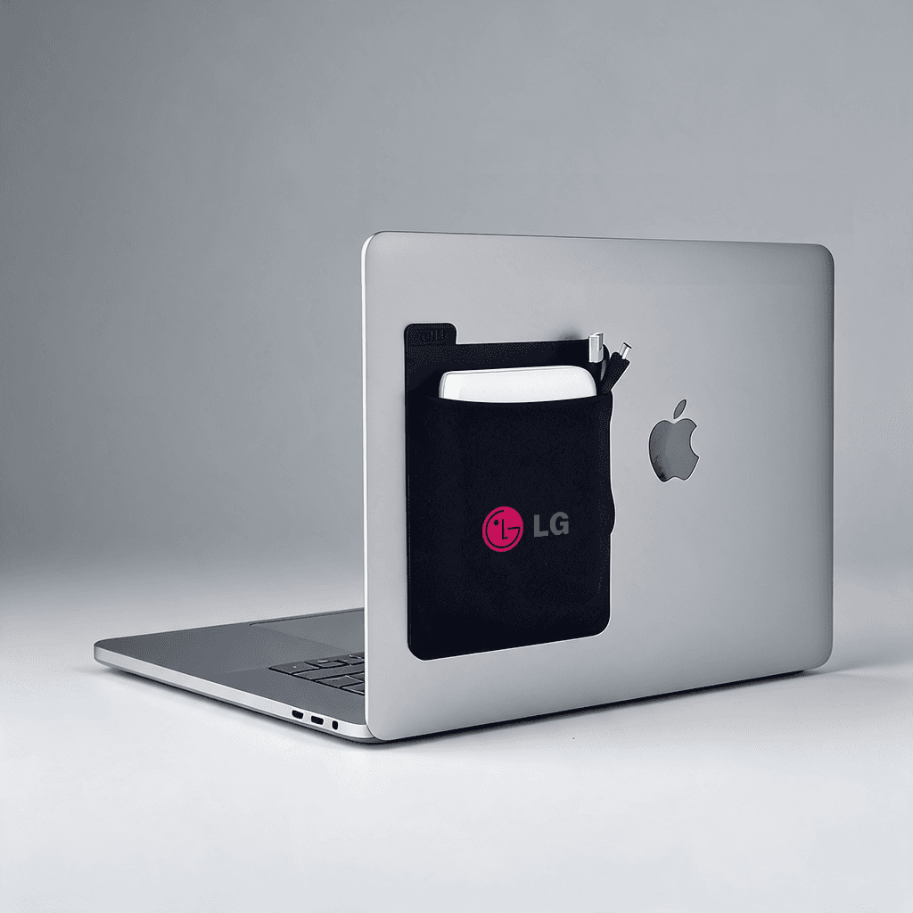 Stretchable Pocket Laptop - cetak logo