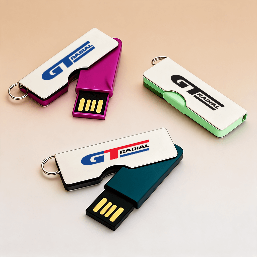 USB Thumb Drive Slider - cetak logo