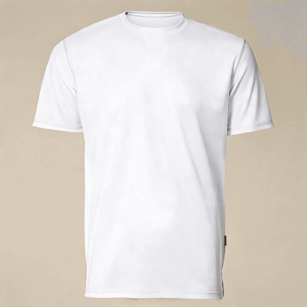 Kaos Dri-Fit Polos Round Neck - cetak logo