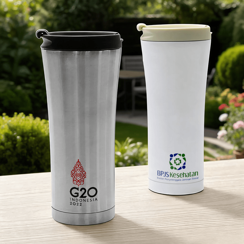 Tumbler Vakum Stainless Steel Double Wall Premium 500ml - cetak logo
