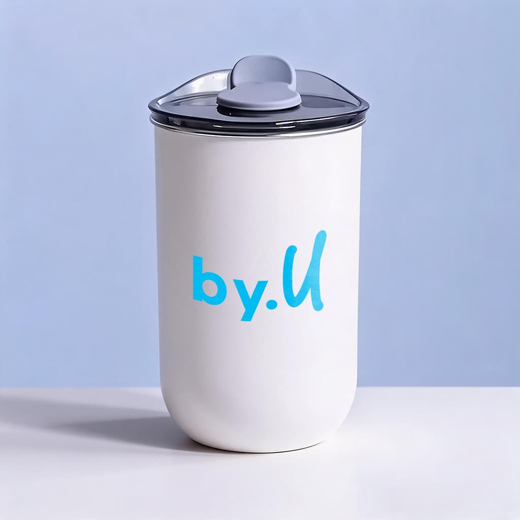 Cangkir Stainless Steel Belle 300ml dengan Tutup - cetak logo